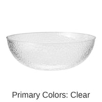 12/Case Bulk Clear Pebble 160 oz Plastic Bowls