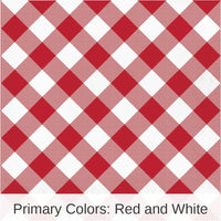 192/Case Bulk Classic Gingham Luncheon Napkin