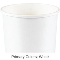 96/Case Bulk White Treat Cups