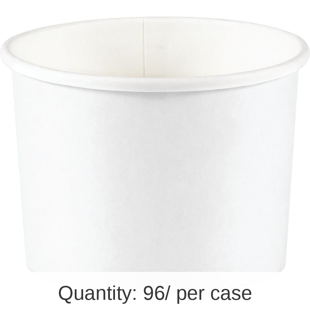 96/Case Bulk White Treat Cups