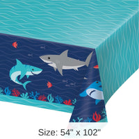 6/Case Bulk Shark Party Paper Table Covers