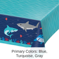 6/Case Bulk Shark Party Paper Table Covers