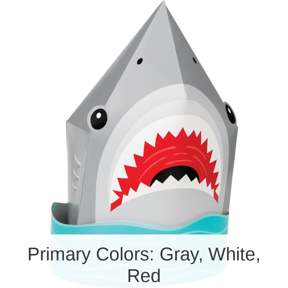6/Case Bulk Shark Party Centerpieces