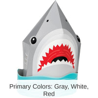 6/Case Bulk Shark Party Centerpieces