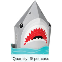 6/Case Bulk Shark Party Centerpieces