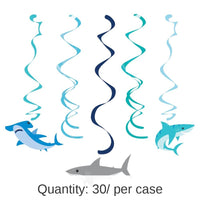 30/Case Bulk Shark Party Dizzy Danglers