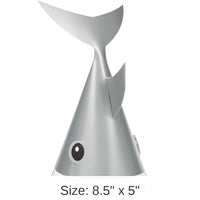 48/Case Bulk Shark Party Hats