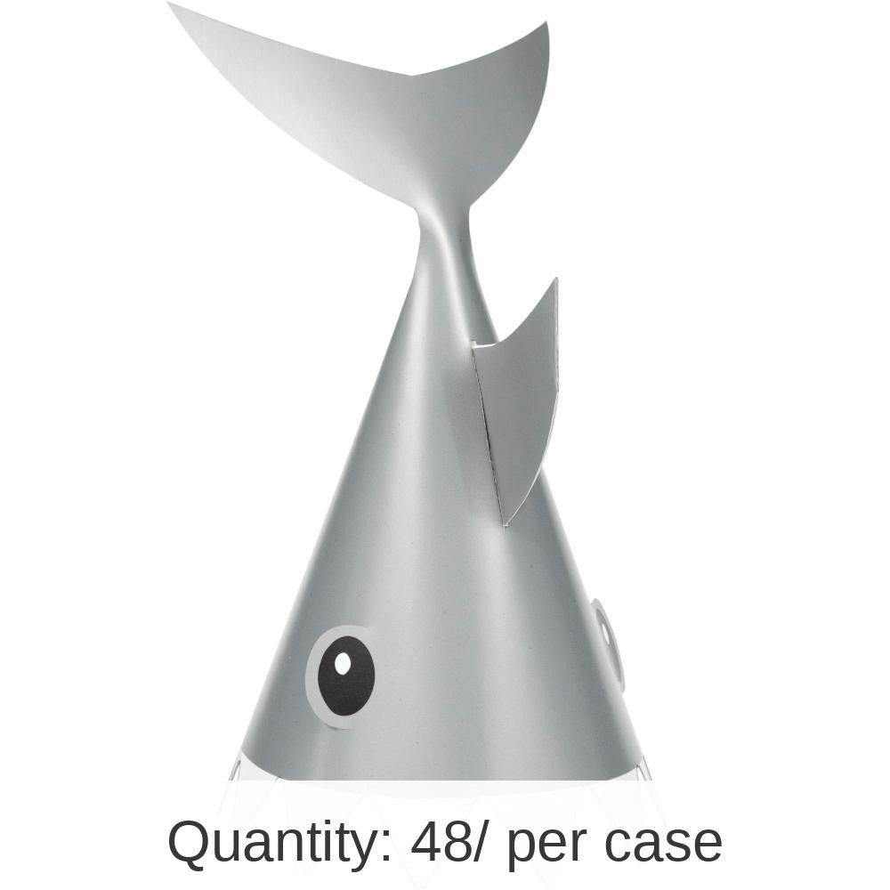48/Case Bulk Shark Party Hats