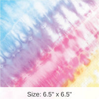 192/Case Bulk Tie Dye Party Luncheon Napkins