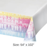 6/Case Bulk Tie Dye Party Paper Table Covers