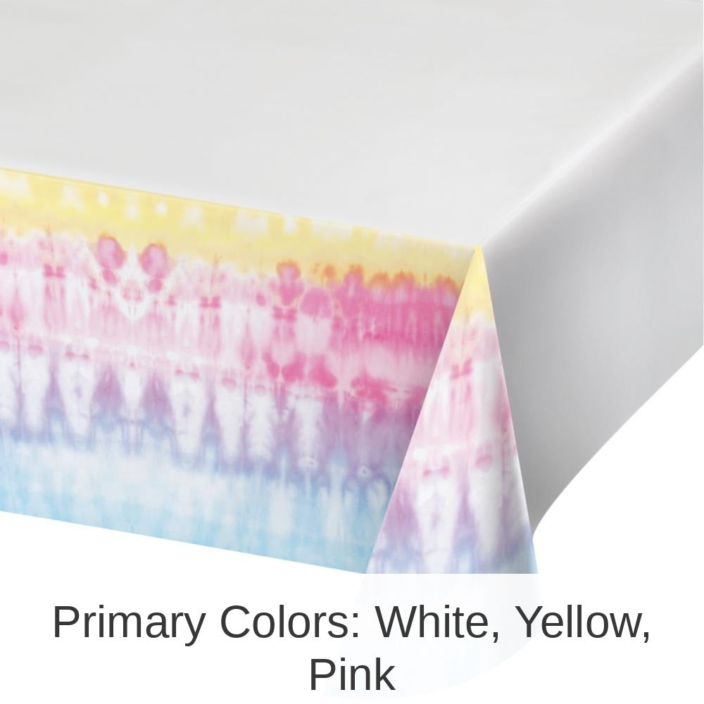 6/Case Bulk Tie Dye Party Paper Table Covers