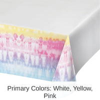 6/Case Bulk Tie Dye Party Paper Table Covers