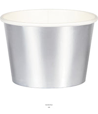 96/Case Bulk Silver Foil Treat Cups