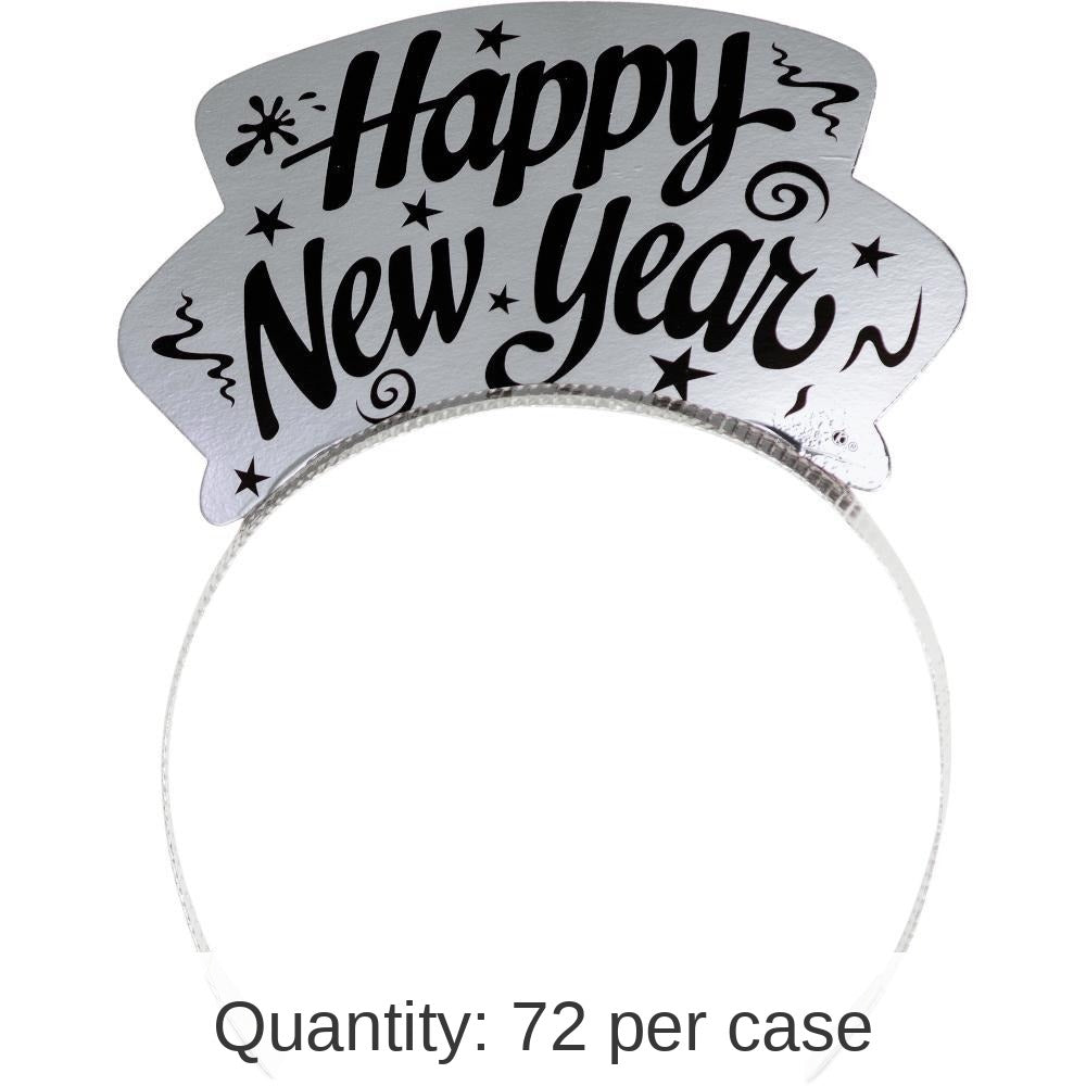72/Case Bulk Silver and Gold New Year Tiaras