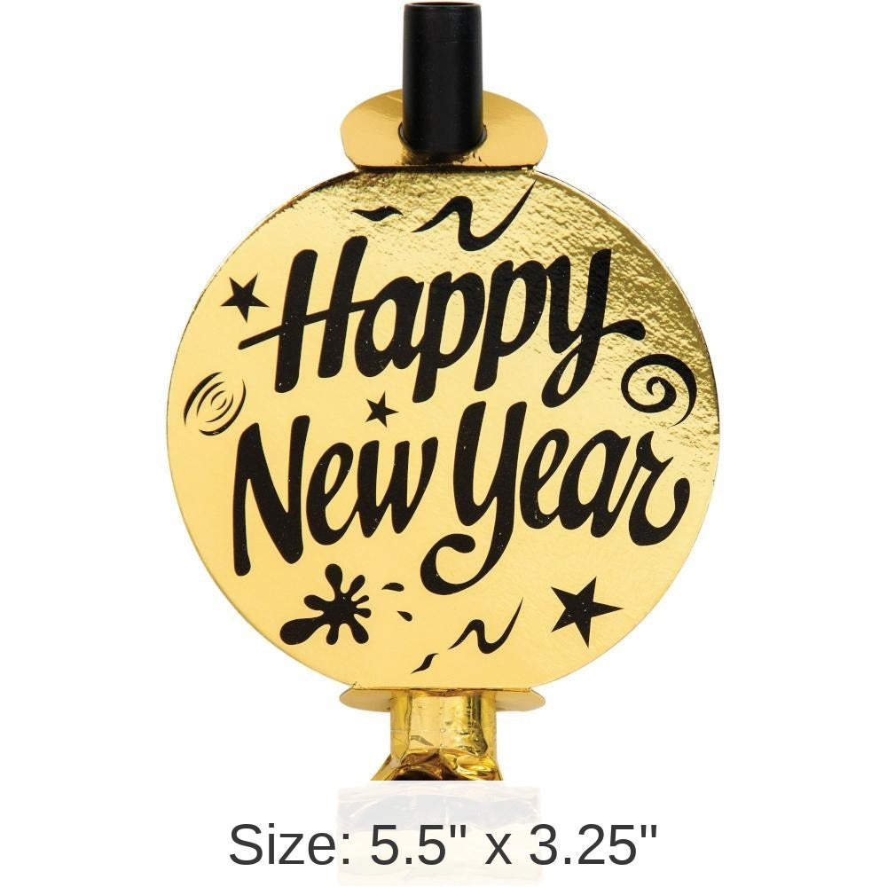 72/Case Bulk Silver and Gold Foil Party Blowers
