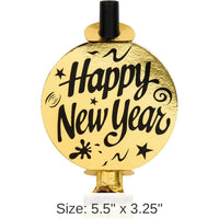 72/Case Bulk Silver and Gold Foil Party Blowers
