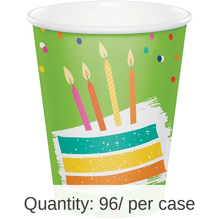 96/Case Bulk Festive Cake Paper Cups