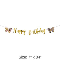 12/Case Bulk Butterfly Shimmer Banners