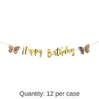 12/Case Bulk Butterfly Shimmer Banners