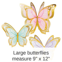 18/Case Bulk Butterfly Shimmer Centerpieces