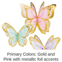 18/Case Bulk Butterfly Shimmer Centerpieces
