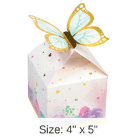 48/Case Bulk Butterfly Shimmer Favor Boxes