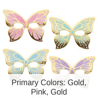 48/Case Bulk Butterfly Shimmer Paper Masks
