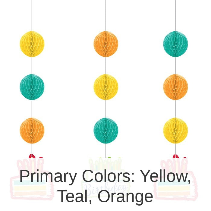 36/Case Bulk Festive Cake Hanging Cutouts