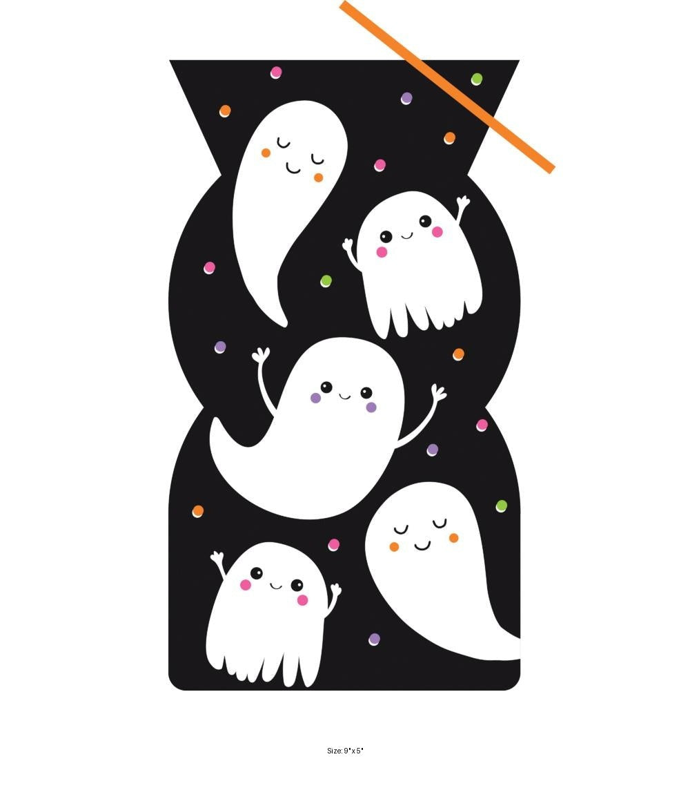 240/Case Bulk Halloween Ghosts Favor Bags