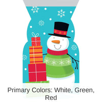 144/Case Bulk Snowman Favor Bags with Zipper
