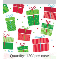 120/Case Bulk Christmas Presents Favor Bags with Zipper