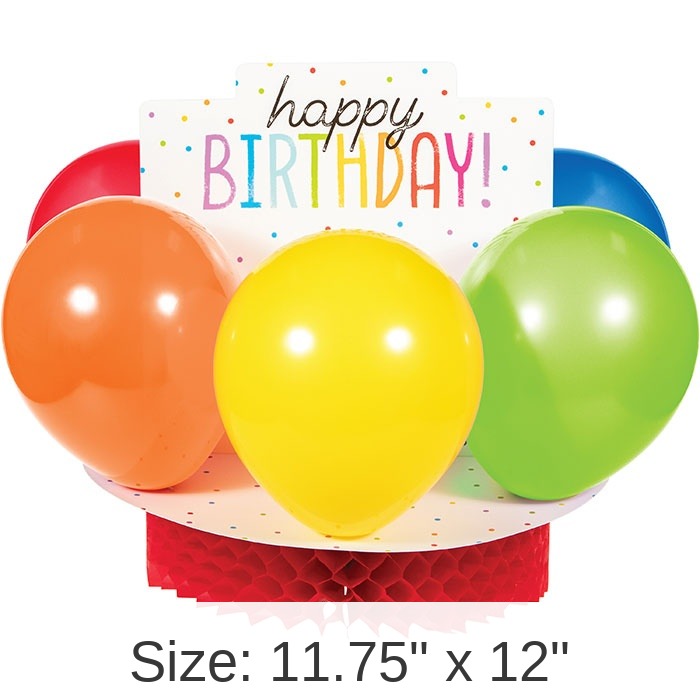 6/Case Bulk Balloon Bash Centerpieces