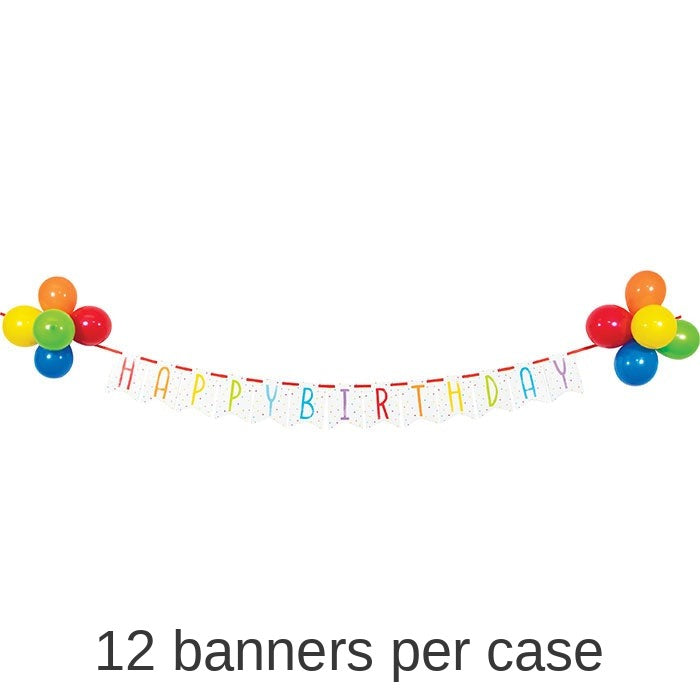12/Case Bulk Balloon Bash Banners