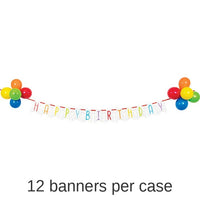 12/Case Bulk Balloon Bash Banners