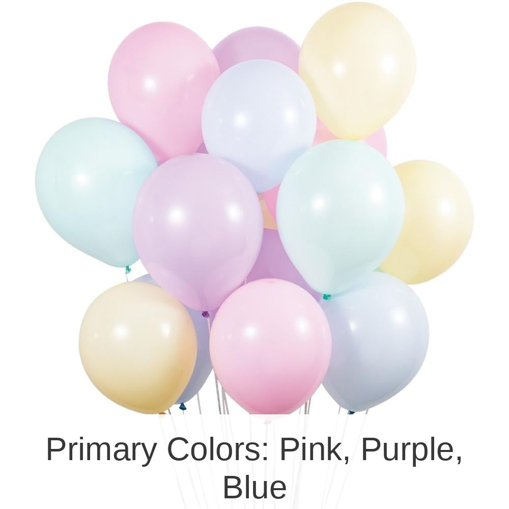 180/Case Bulk Assorted Pastel Balloon Bunch