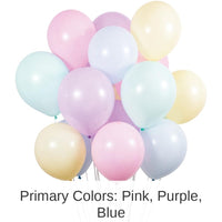 180/Case Bulk Assorted Pastel Balloon Bunch