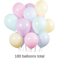 180/Case Bulk Assorted Pastel Balloon Bunch