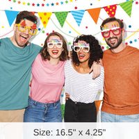 24/Case Bulk Happy Birthday Paper Favor Eyeglasses