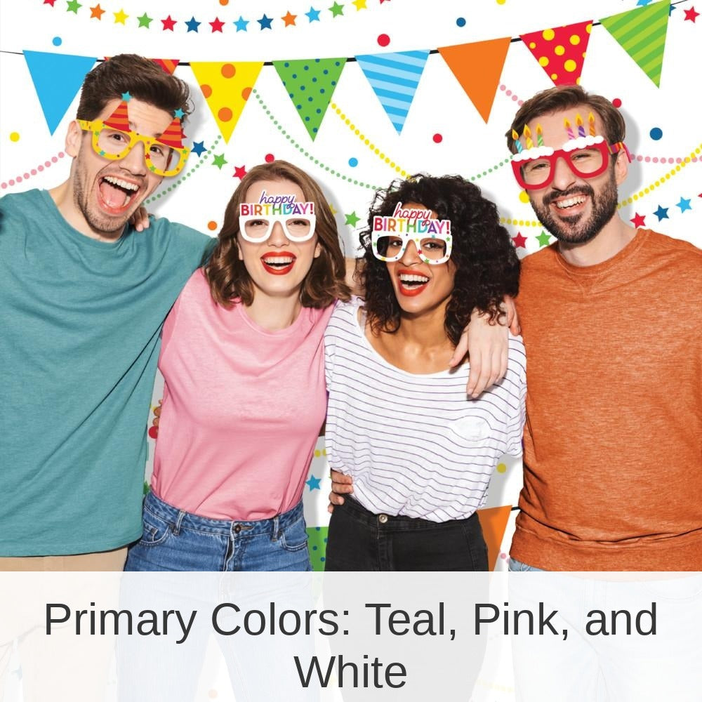 24/Case Bulk Happy Birthday Paper Favor Eyeglasses