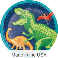 96/Case Bulk Dino Dig Dinner Plates