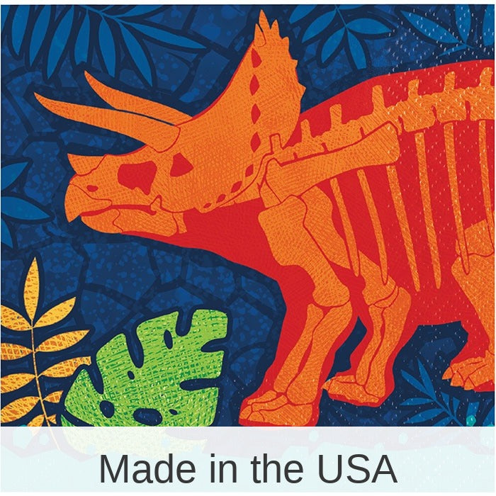 192/Case Bulk Dino Dig Beverage Napkins