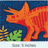 192/Case Bulk Dino Dig Beverage Napkins