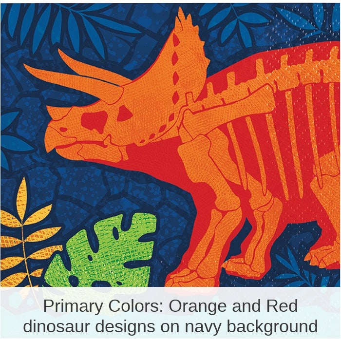 192/Case Bulk Dino Dig Beverage Napkins