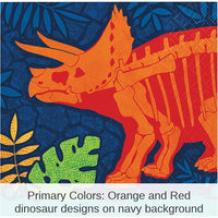 192/Case Bulk Dino Dig Beverage Napkins