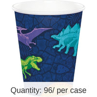 96/Case Bulk Dino Dig Paper Cups