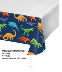 12/Case Bulk Dino Dig Plastic Table Covers