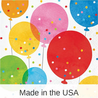 192/Case Bulk Birthday Confetti Balloons Luncheon Napkins
