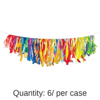 6/Case Bulk Primary Color Fringe Garlands