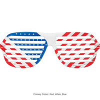 12/Case Bulk Patriotic Glasses Favor