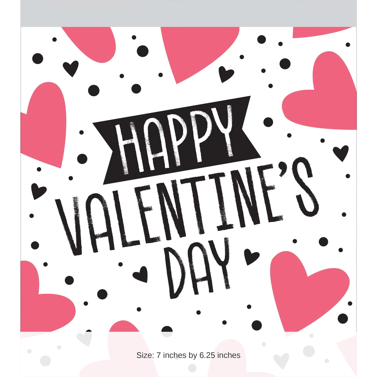 120/Case Bulk Happy Valentine's Day Sandwich Bag with Zipper